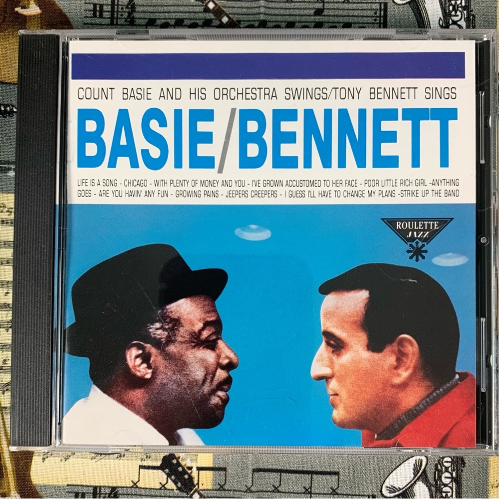 Count Basie and Tony Bennett Jazz CD.